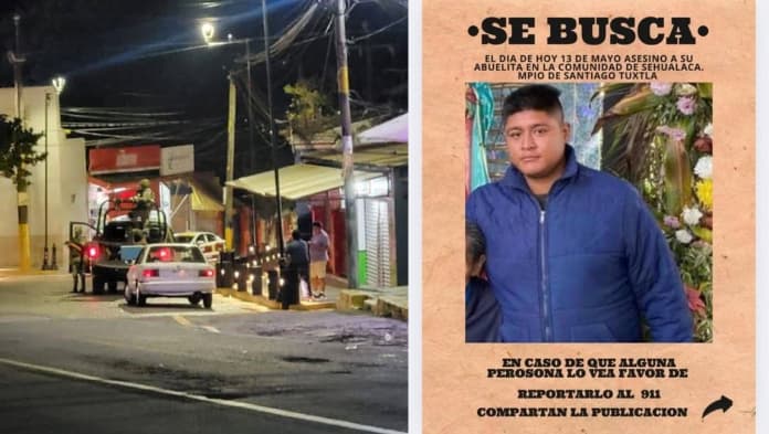 Abuelita asesinada presuntamente por su nieto en Santiago Tuxtla