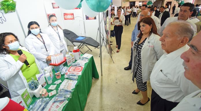Inauguró IMSS Veracruz Norte Feria de Salud CFE-SUTERM
