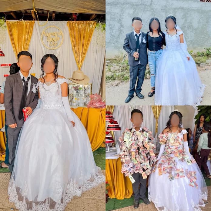 Indigna boda de niños de 12 años en Tlacoachistlahuaca