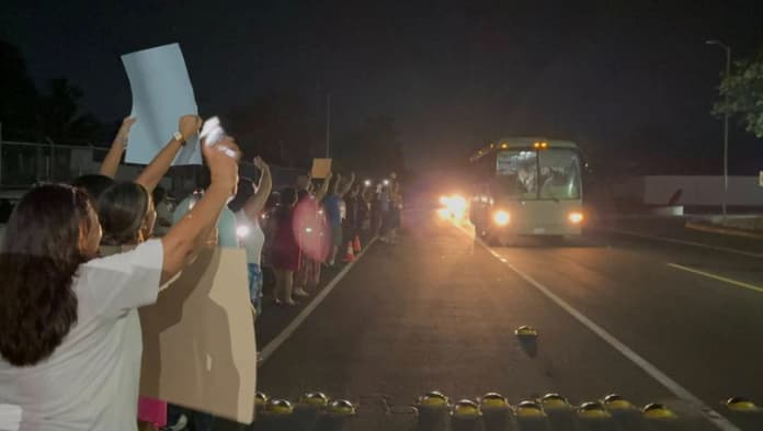 Regresan a Veracruz 172 cadetes que iban a bordo del buque “Cuauhtémoc”