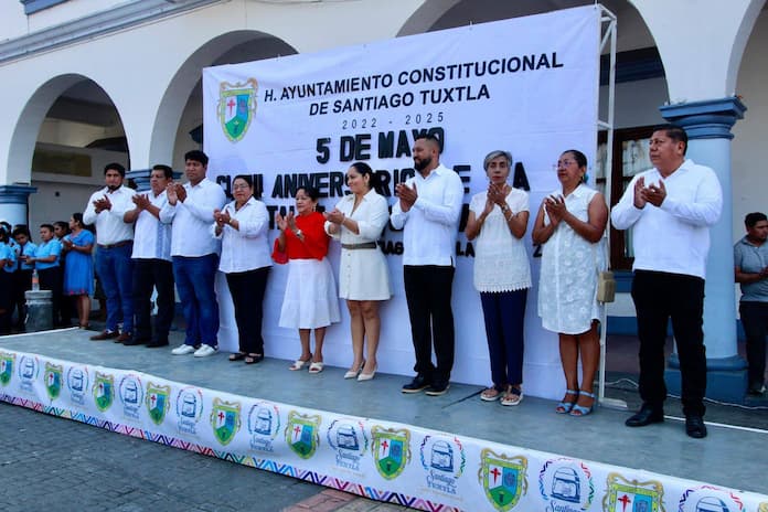 Santiago Tuxtla conmemora el CLXIII Aniversario de la Batalla de Puebla