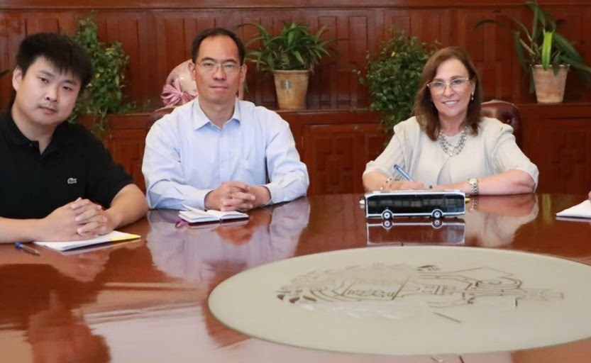 Concreta gobierno de Veracruz la compra de 102 autobuses urbanos híbridos para Veracruz-Boca del Río