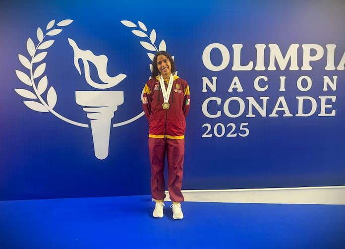 Aporta Marisela Escobar tercer oro a Veracruz en natación de ON 2025