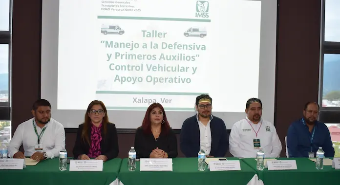 Imparte IMSS Veracruz Norte curso taller Manejo a la Defensiva y Primeros Auxilios