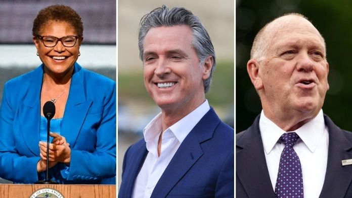 Zar de la frontera amenaza con detener al gobernador de California y la alcaldesa de Los Ángeles