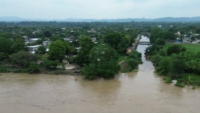 Por inundaciones, en riesgo municipios en la zona norte de Veracruz