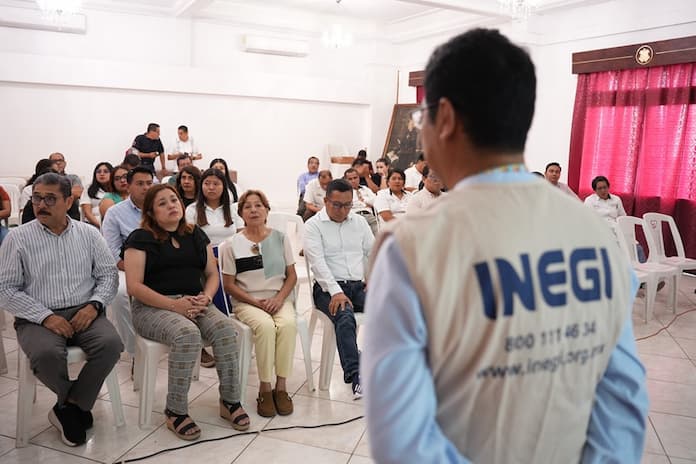 Capacita INEGI a funcionarios municipales de San Andrés Tuxtla