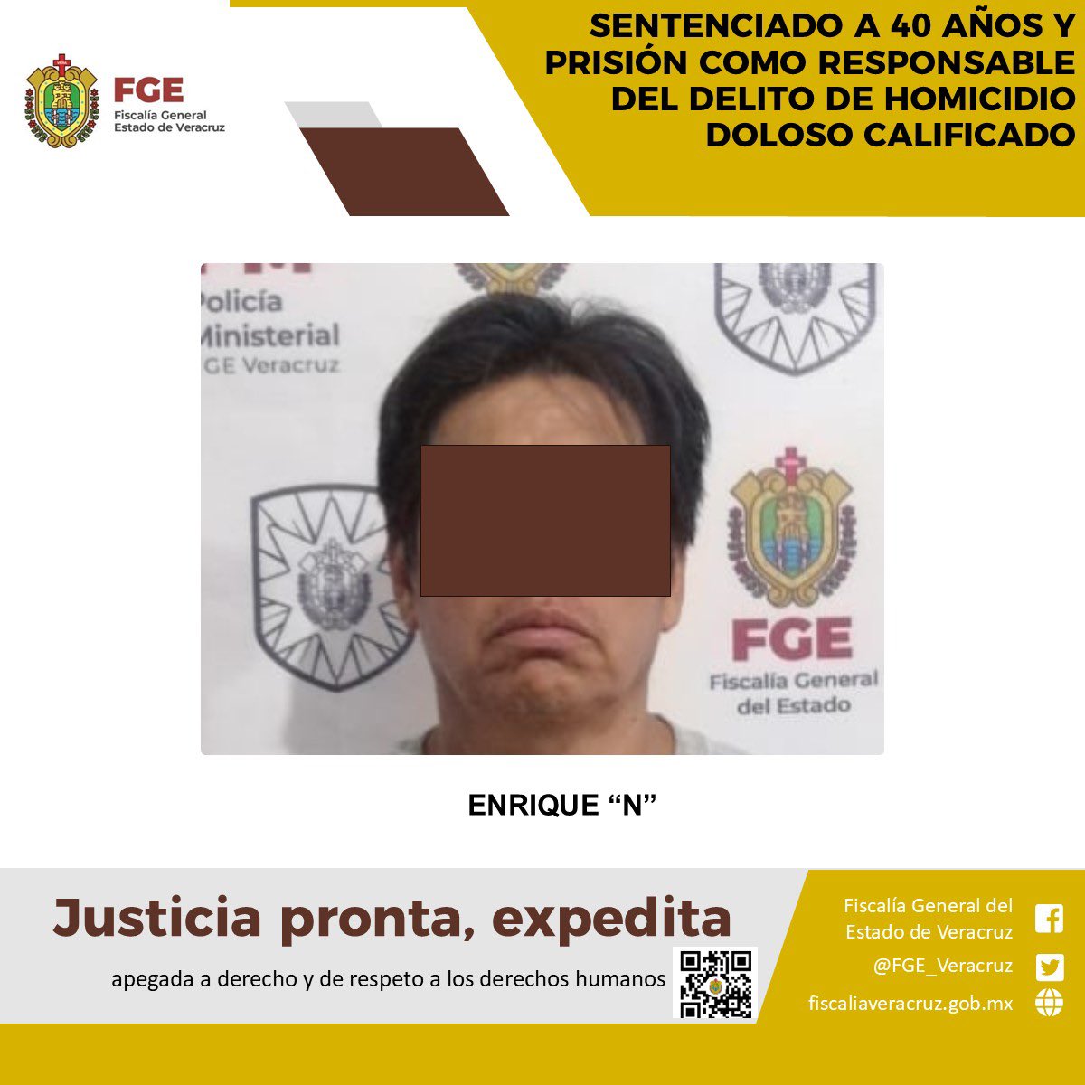 Dan 40 años a policía por asesinar a Brando en Lerdo de Tejada