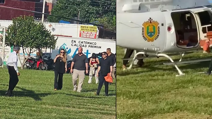 Justifica Rocío Nahle uso de helicóptero de Gobierno de Veracruz por Angelina Jolie y Salma Hayek