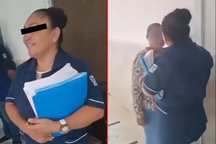 Empleada del IMSS-Bienestar en Veracruz golpea a familiar de paciente; el instituto respondió