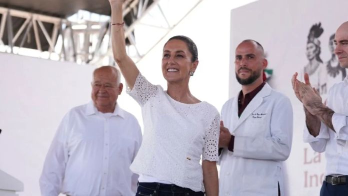 «Las calumnias vienen de gente indeseable»: gobernador de Baja California Sur expresa apoyo a Sheinbaum