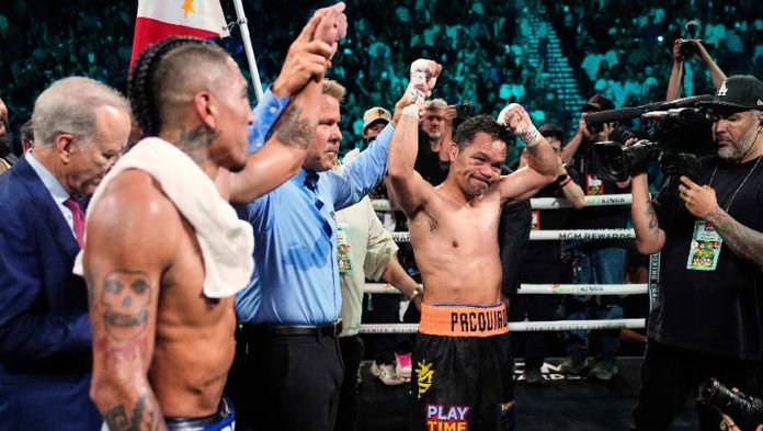 Pacquiao maravilla en su regreso, pero empata ante Mario Barrios