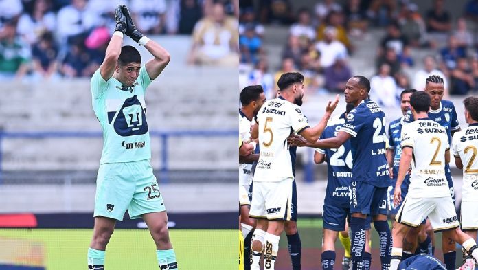 Pumas vuelve a perder con dos errores de su joven portero ante el Pachuca