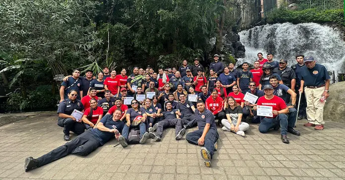 Instruyen a elementos de Protección Civil de San Andrés Tuxtla en “Rescate en Incendios y Búsqueda en Ancla”