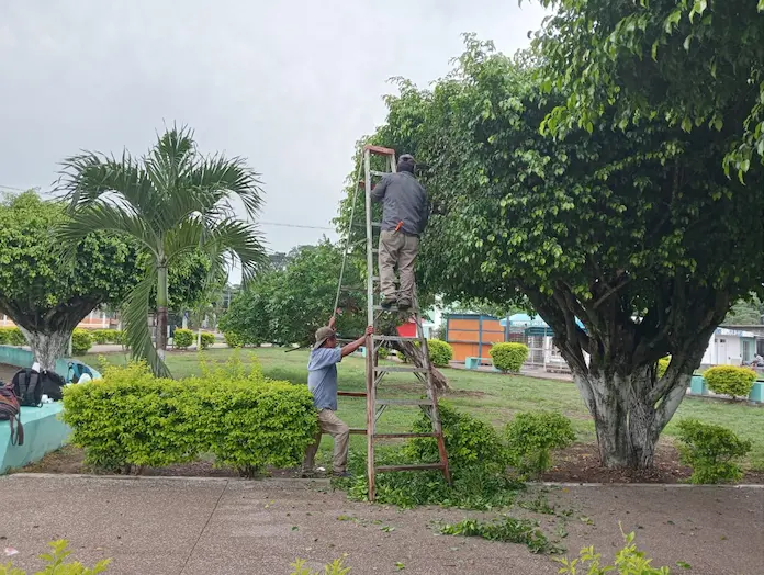 Mejoran imagen urbana en Salto de Eyipantla