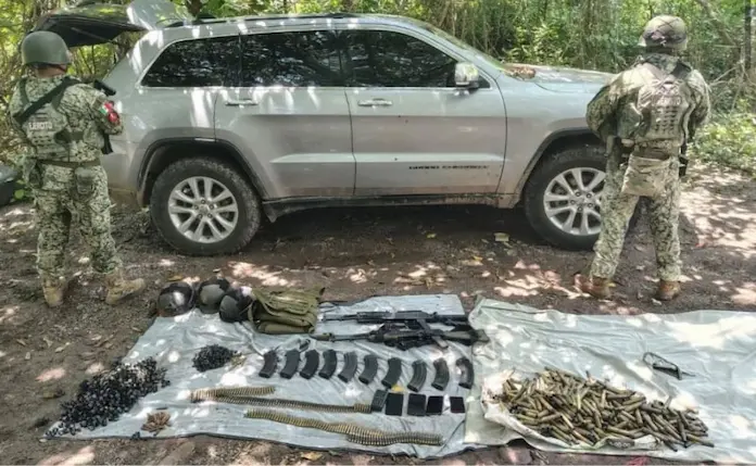 Desmantelan campamento del crimen organizado en Sinaloa