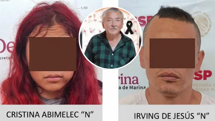 Detienen a pareja por el homicidio de Fernando Galván, maestro jubilado de Altotonga
