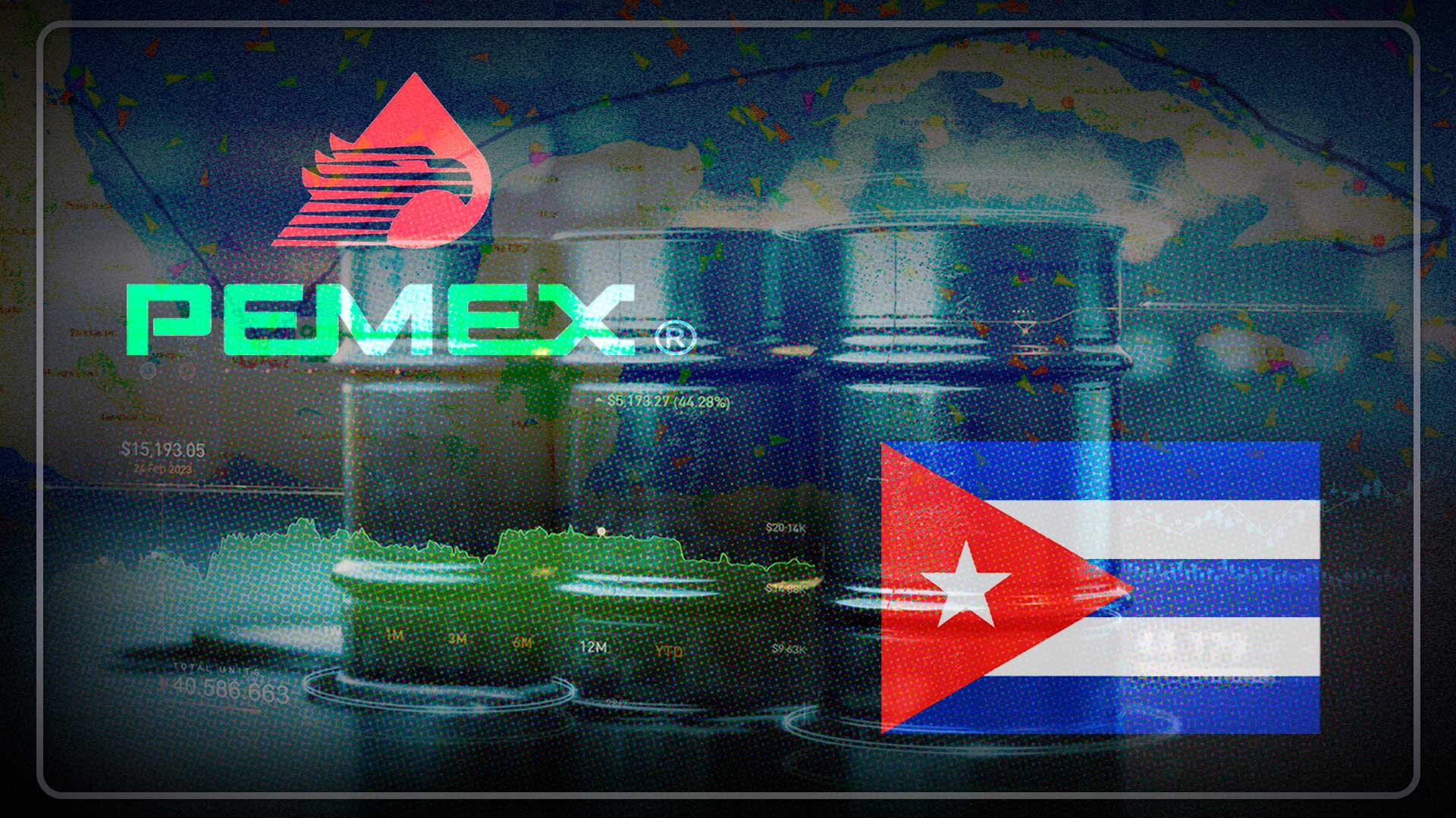 Pemex incrementa envío de combustible subsidiado a Cuba