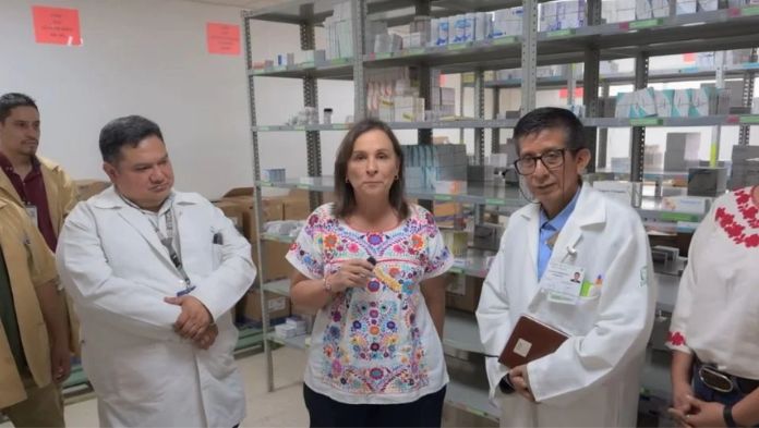Nahle se “confunde” en gira y encuentra hospital del IMSS Zongolica sin medicinas