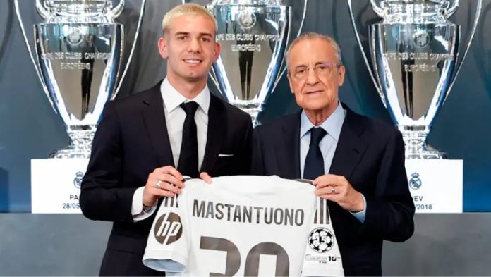 Real Madrid presenta a su nueva ‘joya’: el argentino Franco Mastantuono; firmó hasta 2031
