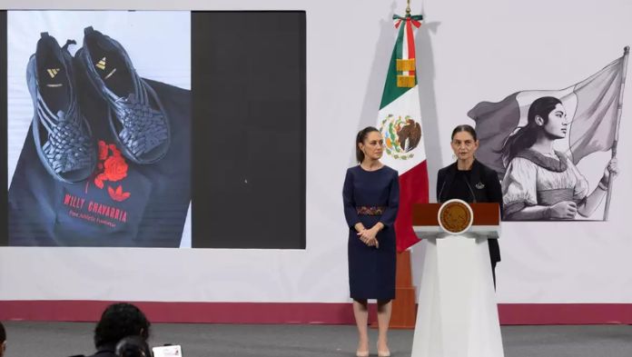 Reclama México apropiación cultural a la empresa Adidas: Sheinbaum