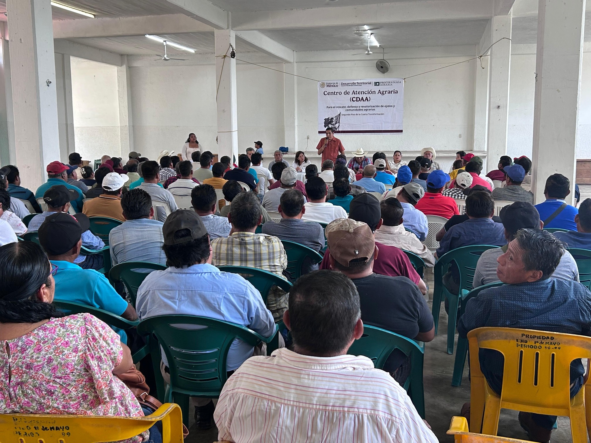 Ayuntamiento de San Andrés Tuxtla participa en reunión de la Procuraduría Agraria y comisariados ejidales