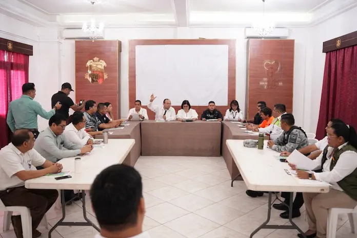 Reunión de autoridades de San Andrés Tuxtla para coordinar medidas de seguridad para el Festival de Globo