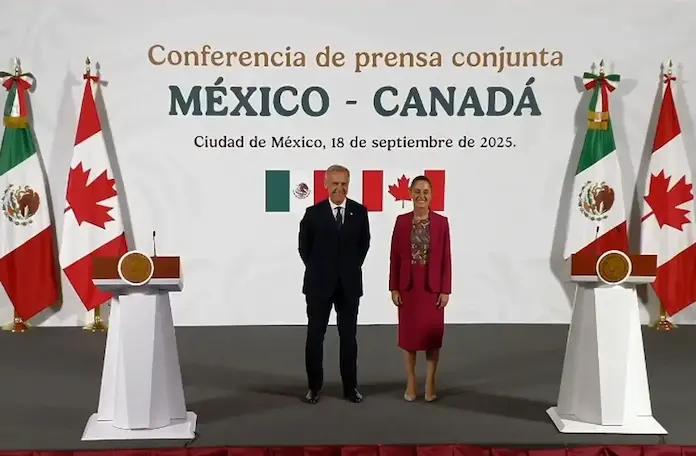Sheinbaum y Carney acuerdan Plan de Acción México-Cánada ante revisión del T-MEC
