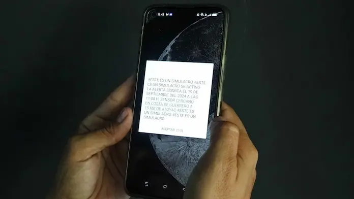 Veracruzanos recibirán una alerta en el celular durante el Segundo Simulacro Nacional