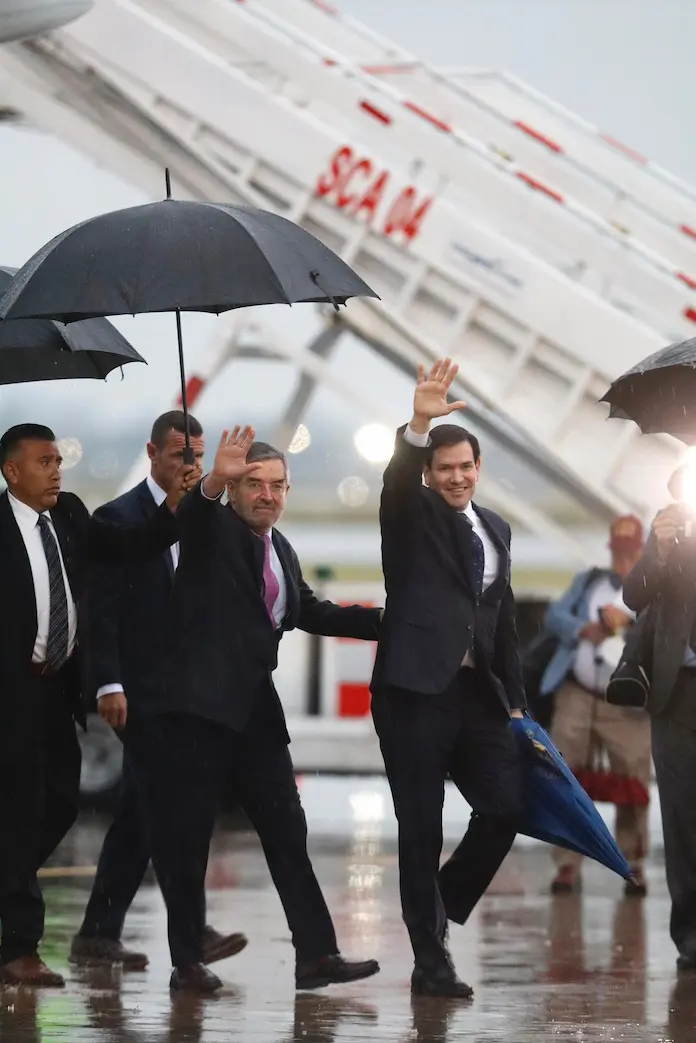 Marco Rubio, secretario de Estado de EE.UU. llegó a México