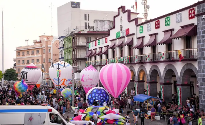 Programa oficial del Festival Internacional del Globo de Papel en San Andrés Tuxtla