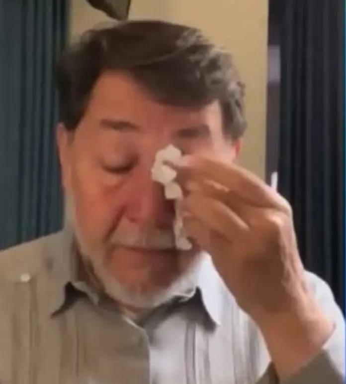 ‘No vine a pasear’: Gerardo Fernández Noroña llora por Palestina