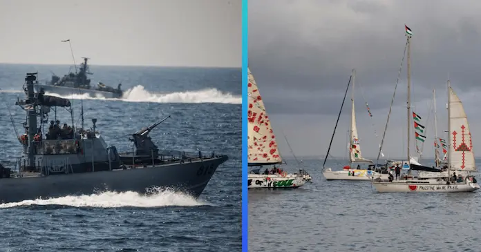 Flotilla Sumud: Armada de Israel intercepta y desvía barcos que llevaban ayuda humanitaria a Gaza