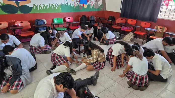 Realizan en Catemaco un taller con los alumnos del TEBAEV, sobre prevención de la violencia y abuso sexual en adolescentes