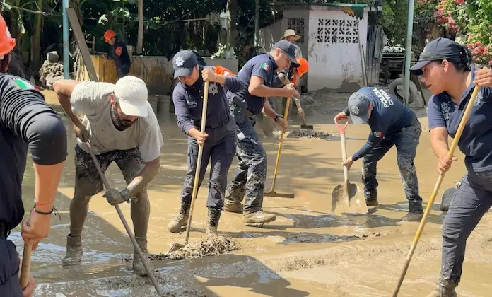 Hay un avance del 80% en labores de limpieza tras inundaciones en Veracruz: Nahle