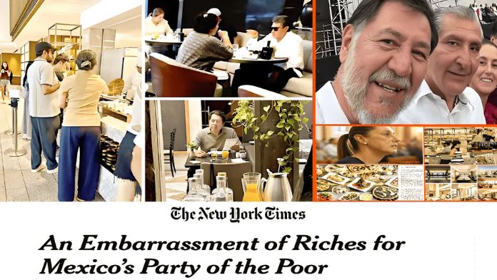 The New York Times exhibe lujos de políticos de Morena