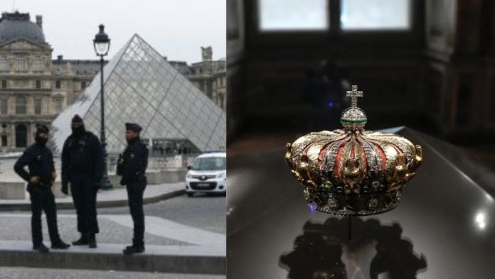 Robo en el Museo Louvre: sustraen joyas de reyes franceses en 7 minutos; recuperan corona