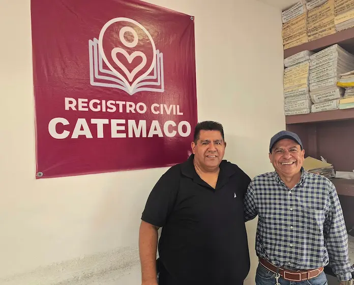 Supervisión de Registro Civil de Catemaco demuestra trabajo con transparencia de actual administración Municipal