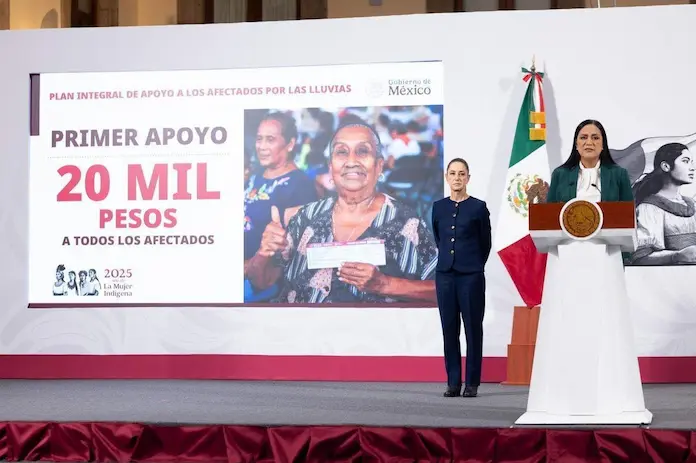 En Veracruz los apoyos sumarán más de 4 mil millones de pesos para las familias afectadas: Ariadna Montiel