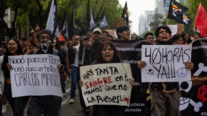 Movimiento Generación Z México marcha en la CDMX para protestar contra violencia