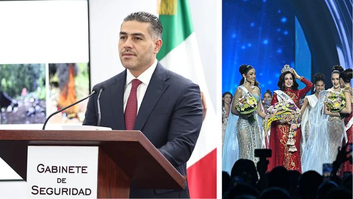 No tenemos ningún indicio de dinero del crimen organizado en Miss Universo: García Harfuch