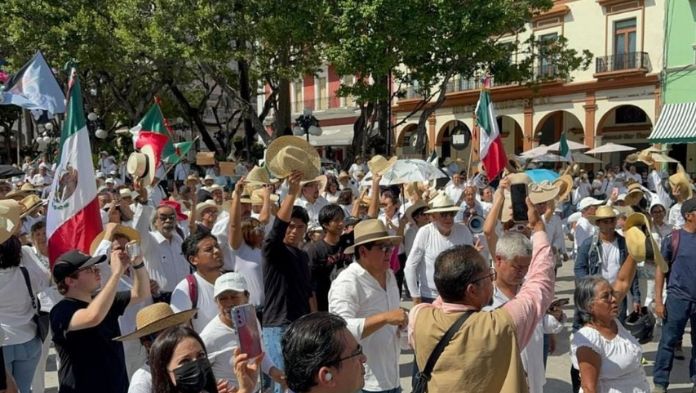 Protestan en Veracruz la  Generación Z en contra de la violencia