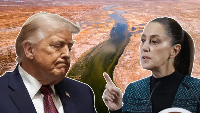 Amenaza Trump con arancel del 5% a México por incumplimiento del Tratado de Aguas