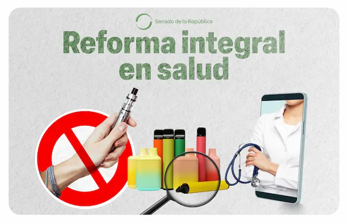 Senado aprueba reforma para sancionar la producción y comercialización de vapeadores