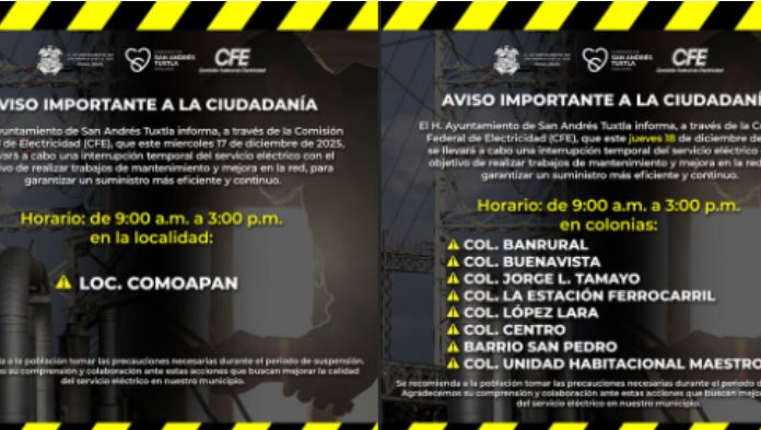 Trabajos de mantenimiento y mejora en la red eléctrica