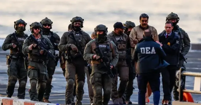 Nicolás Maduro y su esposa llegan a la corte de Manhattan para su primera audiencia