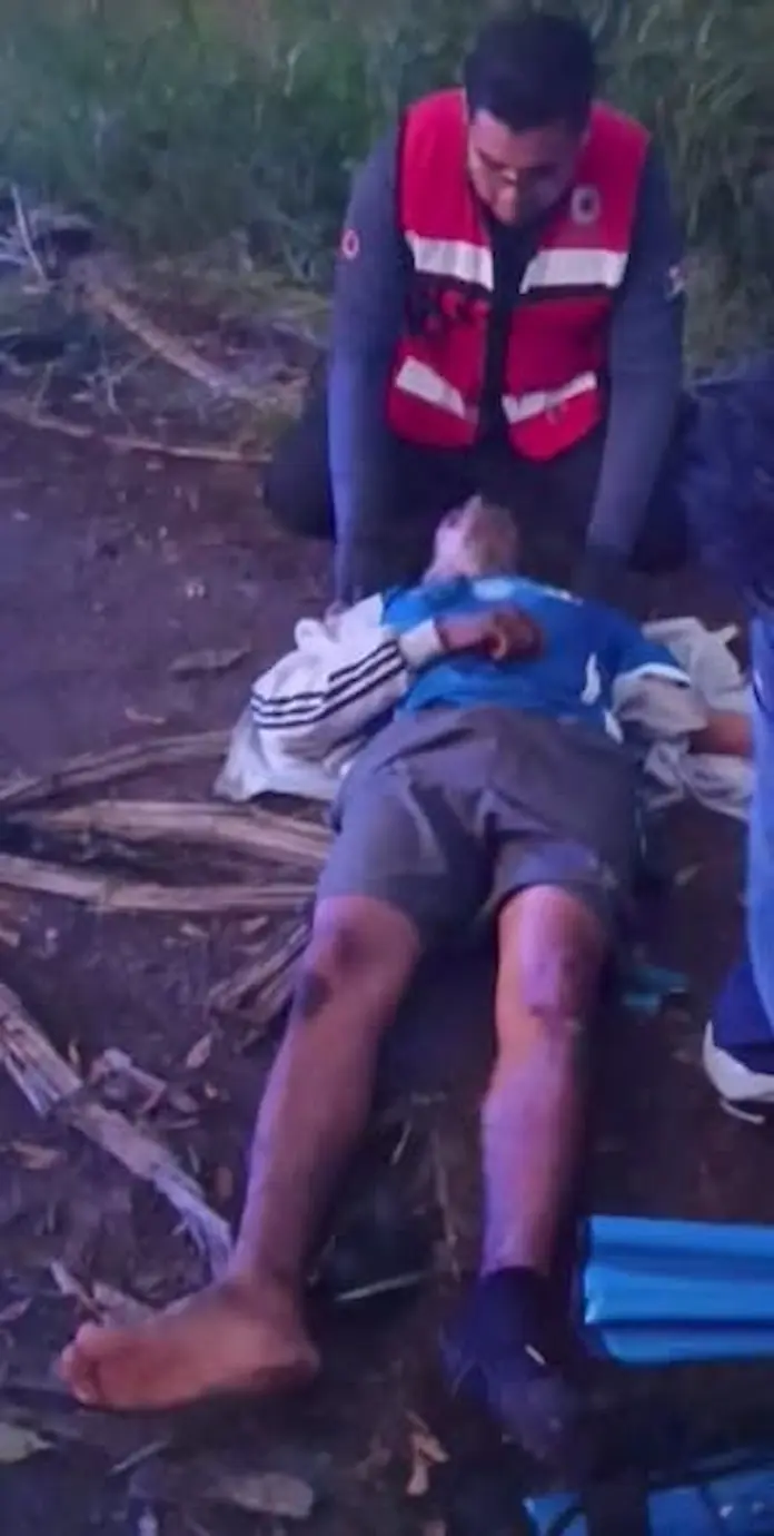 Colisión entre motocicleta y cuatrimoto deja dos heridos en la federal 180