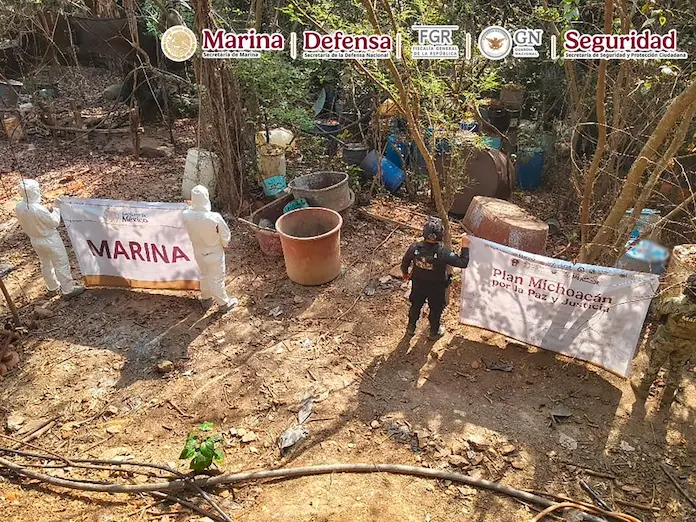 Golpazo al crimen: Marina desmantela 3 narcolaboratorios de metanfetamina