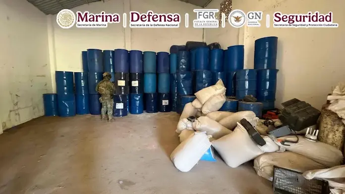 VIDEO | Desmantelan en Guerrero narcolaboratorio para tres tipos de drogas