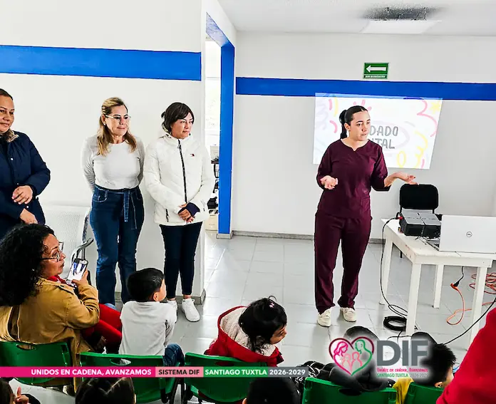 Por una niñez con sonrisas sanas, DIF Santiago Tuxtla promueve la salud dental